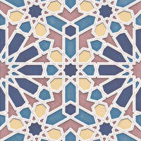 Alhambra Blue Mexuar 30X100
