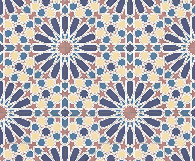 Alhambra Blue Natural 60X60