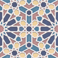 Alhambra Blue Rauda 30X100