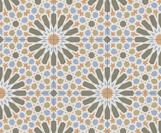 Alhambra Green Natural 60X60