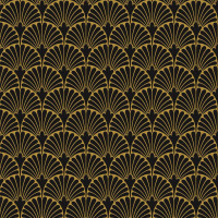 Art-Deco Black Manhattan Natural 30X30