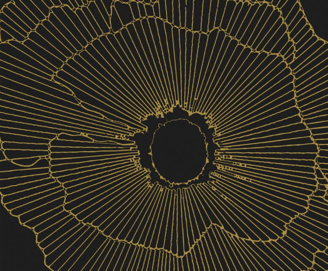 Art-Deco Black Spritz Natural 30X30