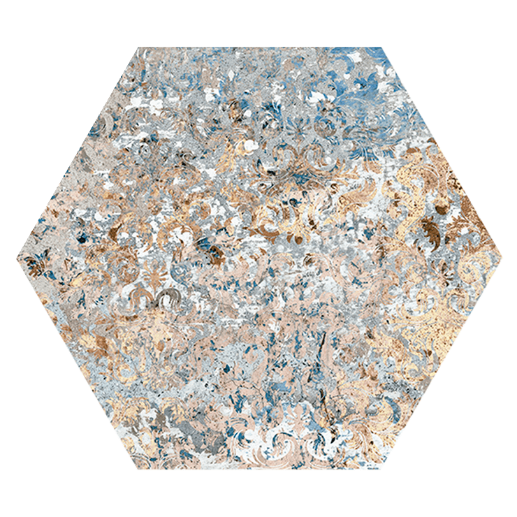 Carpet Vestige Hexagon Hexagonal 25X30
