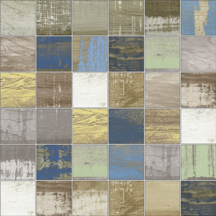 Chalkwood Vestige Natural Mosaico 5X5 Mos 30X30