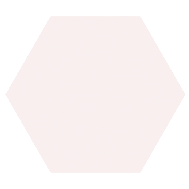 Chaplin White Hexagon Hexagonal 25X30