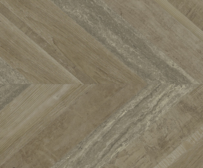 Chevron Oak Stamp 50X100