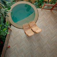 Chevron Oak Stamp 2Cm 50X100X2