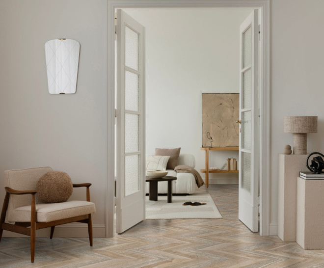 Chevron Oak Stamp 50X100