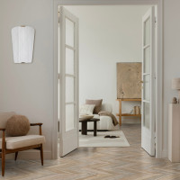 Chevron Oak Stamp 50X100