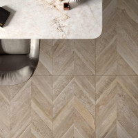 Chevron Oak Natural 50X100