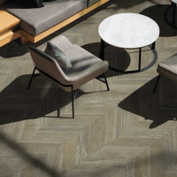 Chevron Walnut Stamp 50X100