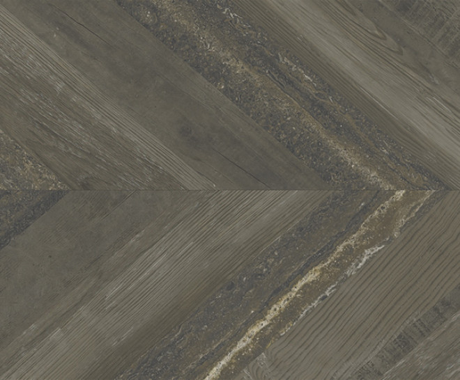 Chevron Walnut Stamp 50X100