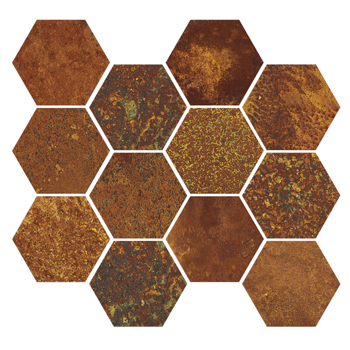 Corten Oxidum Nat Mos Hex Varios