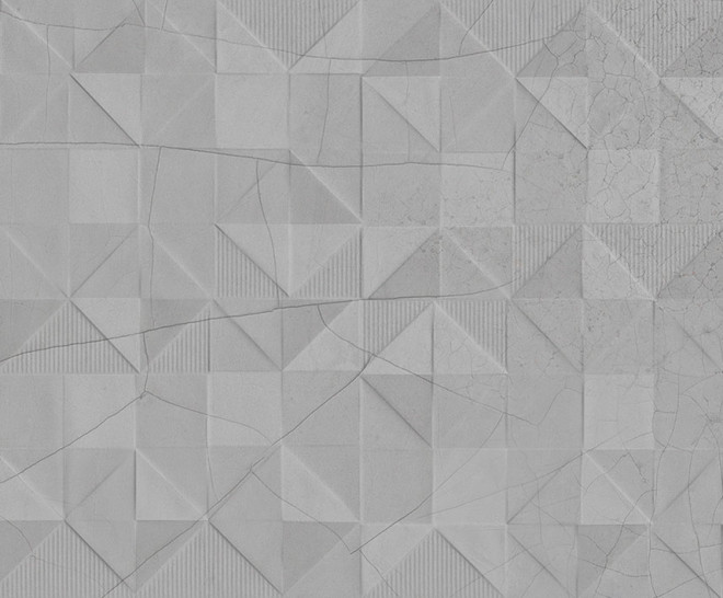 Cracked Grey Origami 45X120