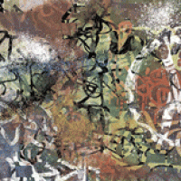 Cracked Ornament 45X120