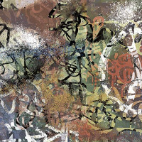 Cracked Ornament 45X120