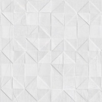 Cracked White Origami 45X120