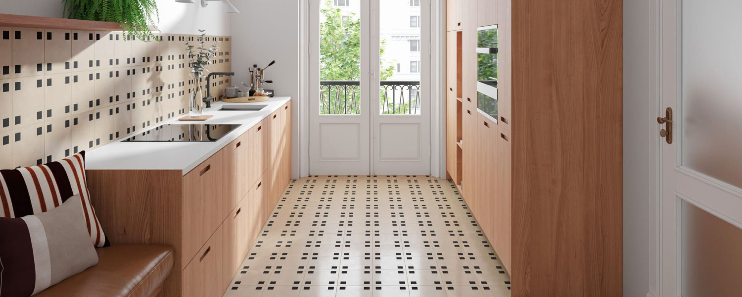 danube_cocina_suelo_hidraulico_beige_cuadrados