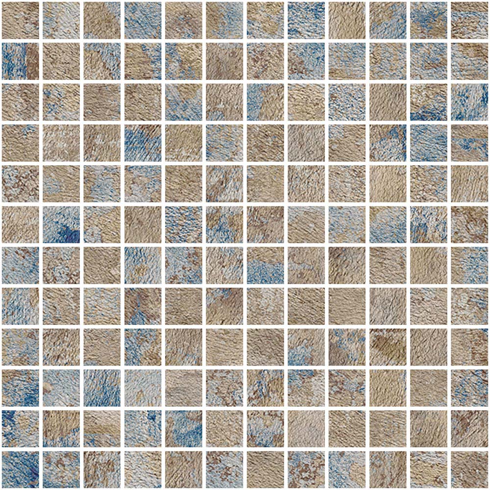 Evoke Blue Mos 2,5X2,5 Mos 30X30