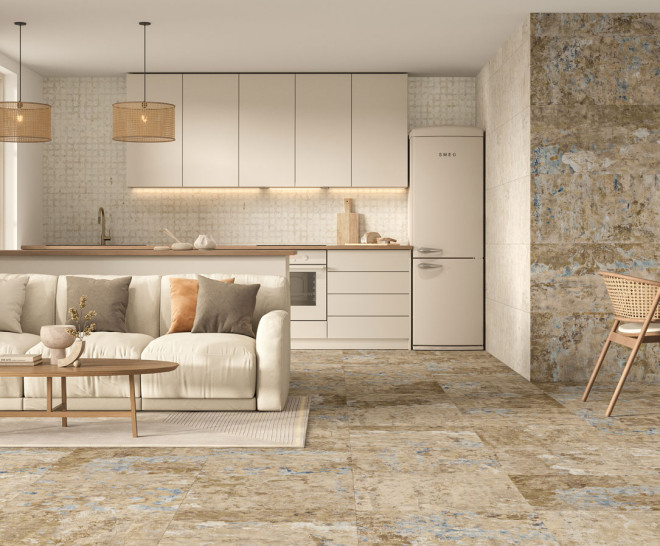 Evoke Blue Natural 60X60