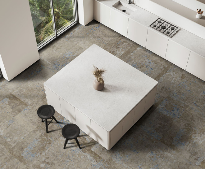 Evoke Blue Natural 50X100