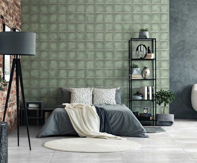 glass_dormitorio_verde_revestimiento_brillante