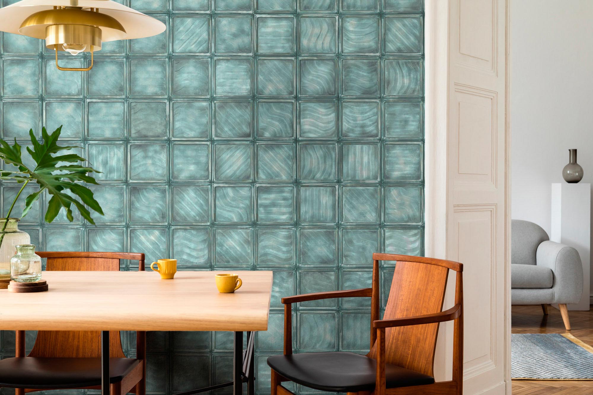 Glass Blue Vitro 20X20