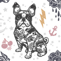 Glimpse Bulldog Ornato 30X100