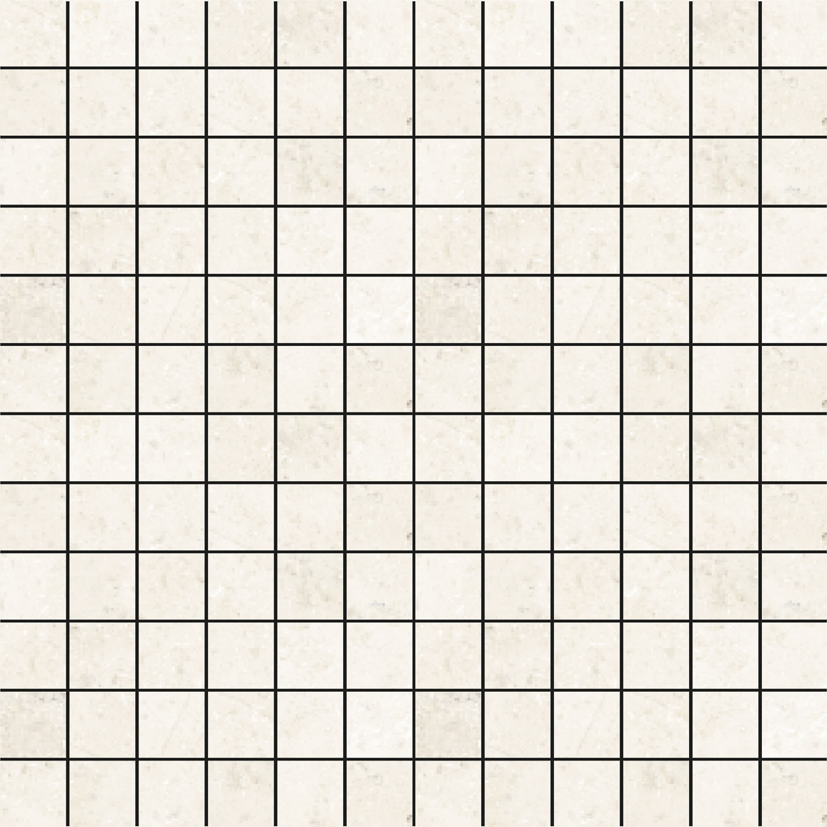 Gravite Ivory Mosaico 2.5X2.5 Mos 30X30