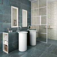 Grunge Blue Lappato 60X60
