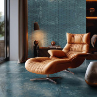 Illusion Turquoise Lappato 100X100