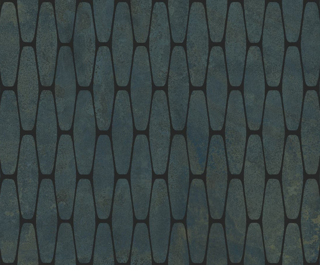 Illusion Turquoise Stamp Lap 50X100