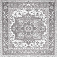 Kilim Black Natural 60X60