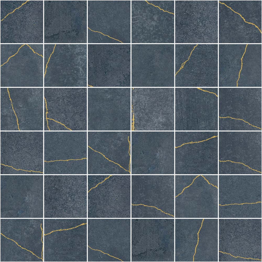 Kintsugi Blue Aichi Mos  5X5 Mos 30X30