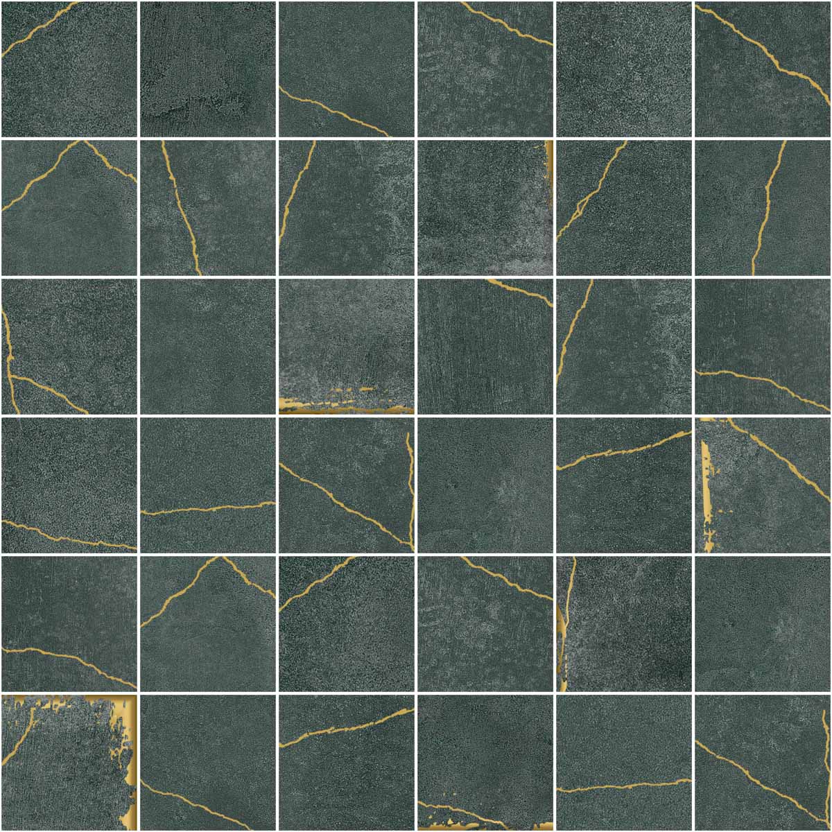 Kintsugi Green Aichi Mos  5X5 Mos 30X30