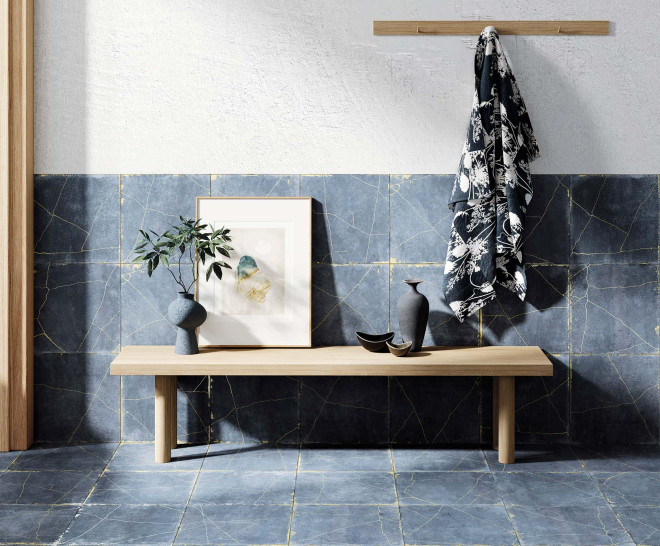 kintsugi_recibidor_azul_madera_porcelanico_aparici