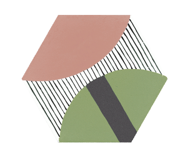 Lined Spring Hexagon Hexagonal 25X30