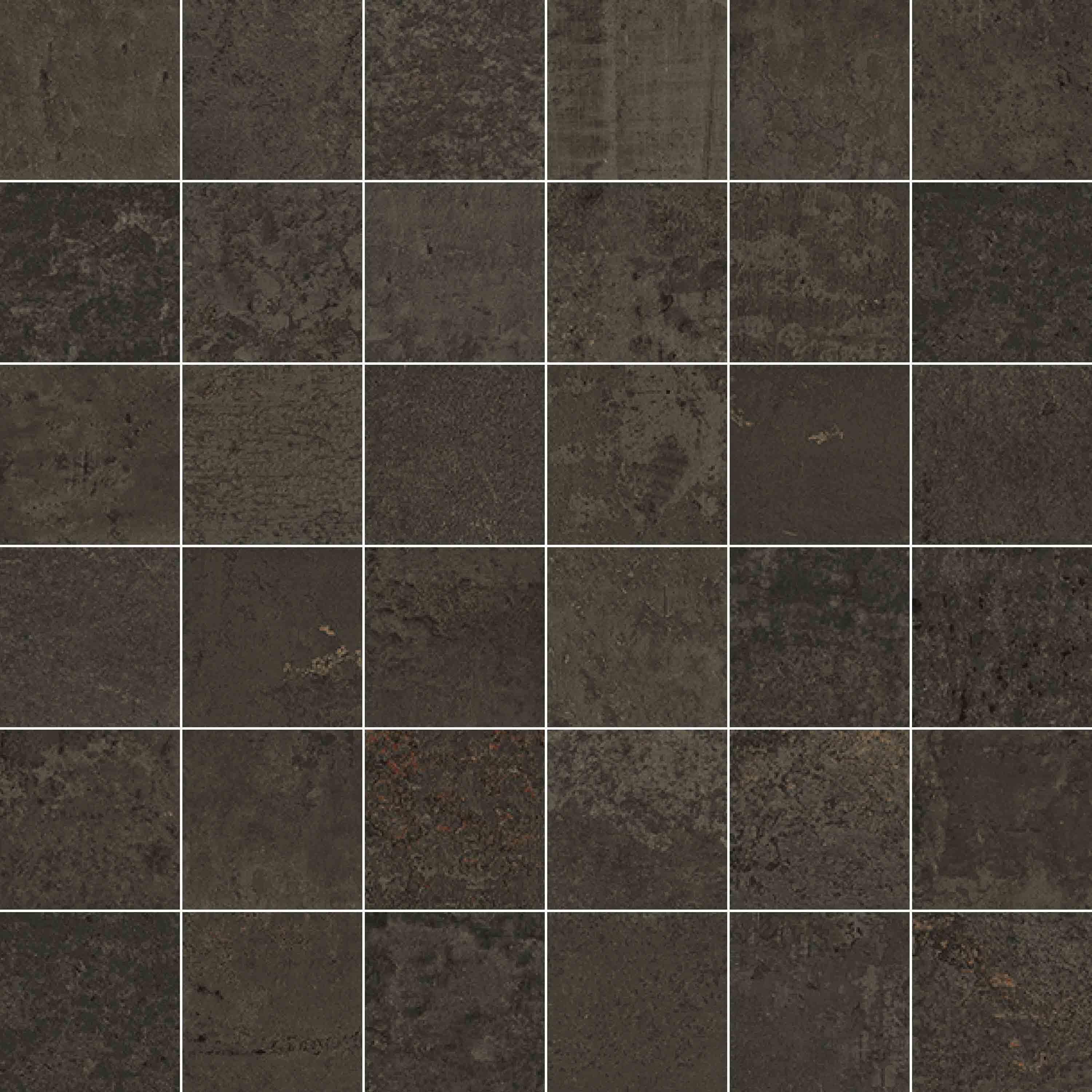 Metallic Brown Nat Mos 5X5 Mos 30X30