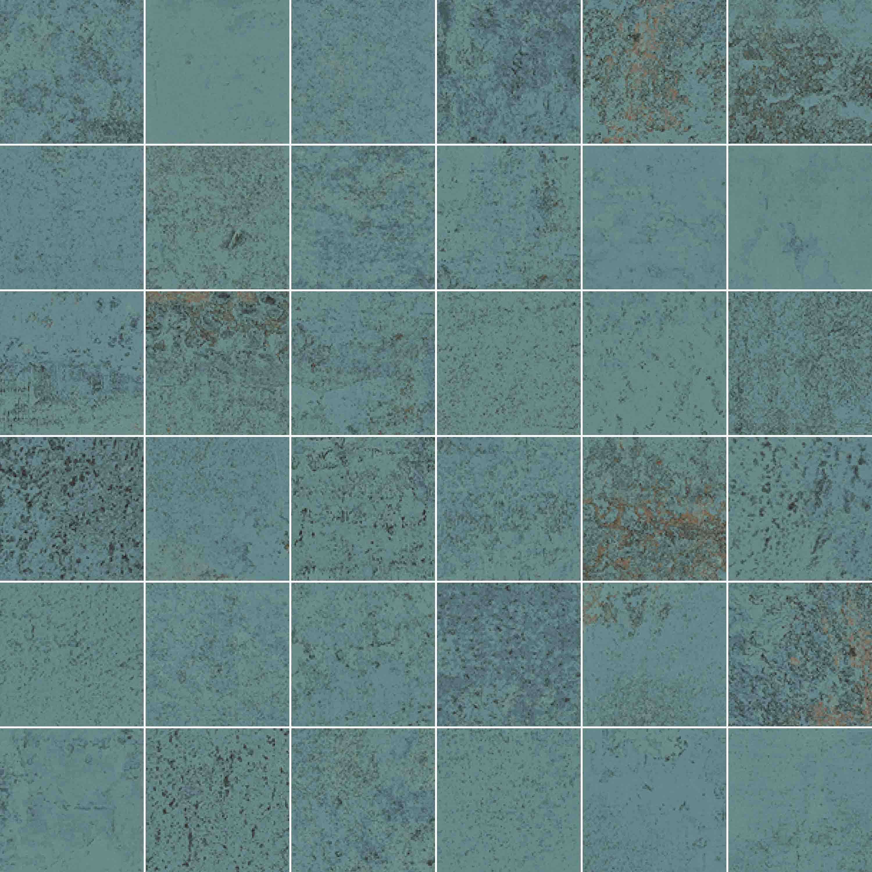Metallic Green Nat Mos 5X5 Mos 30X30