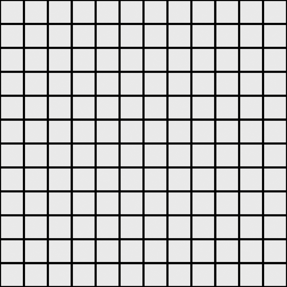 Neutral Blanco Mosaico 2.5X2.5 Mos 30X30