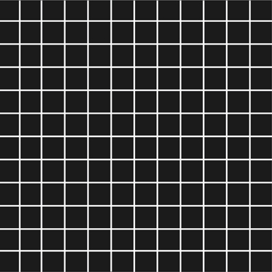 Neutral Negro Mosaico 2.5X2.5 Mos 30X30
