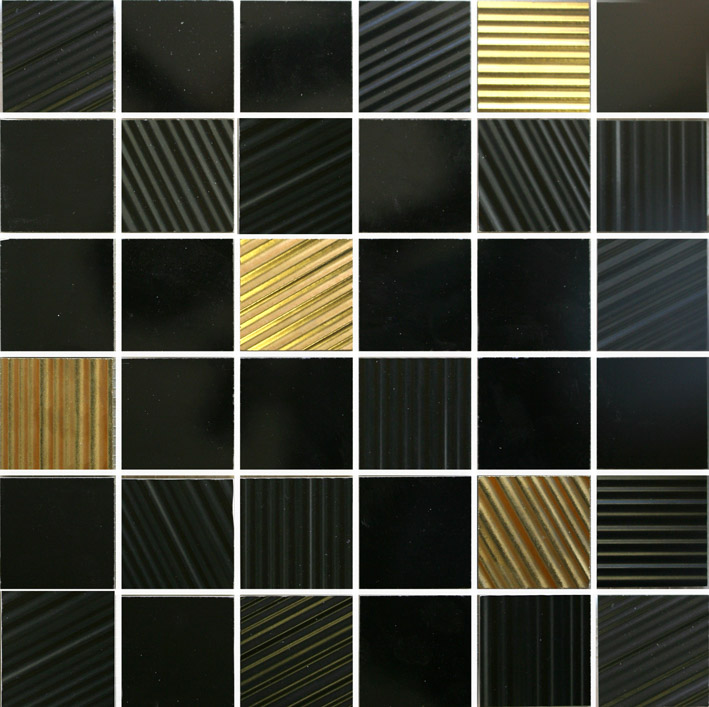 Noise Negro Mosaico 5X5 Mos 30X30
