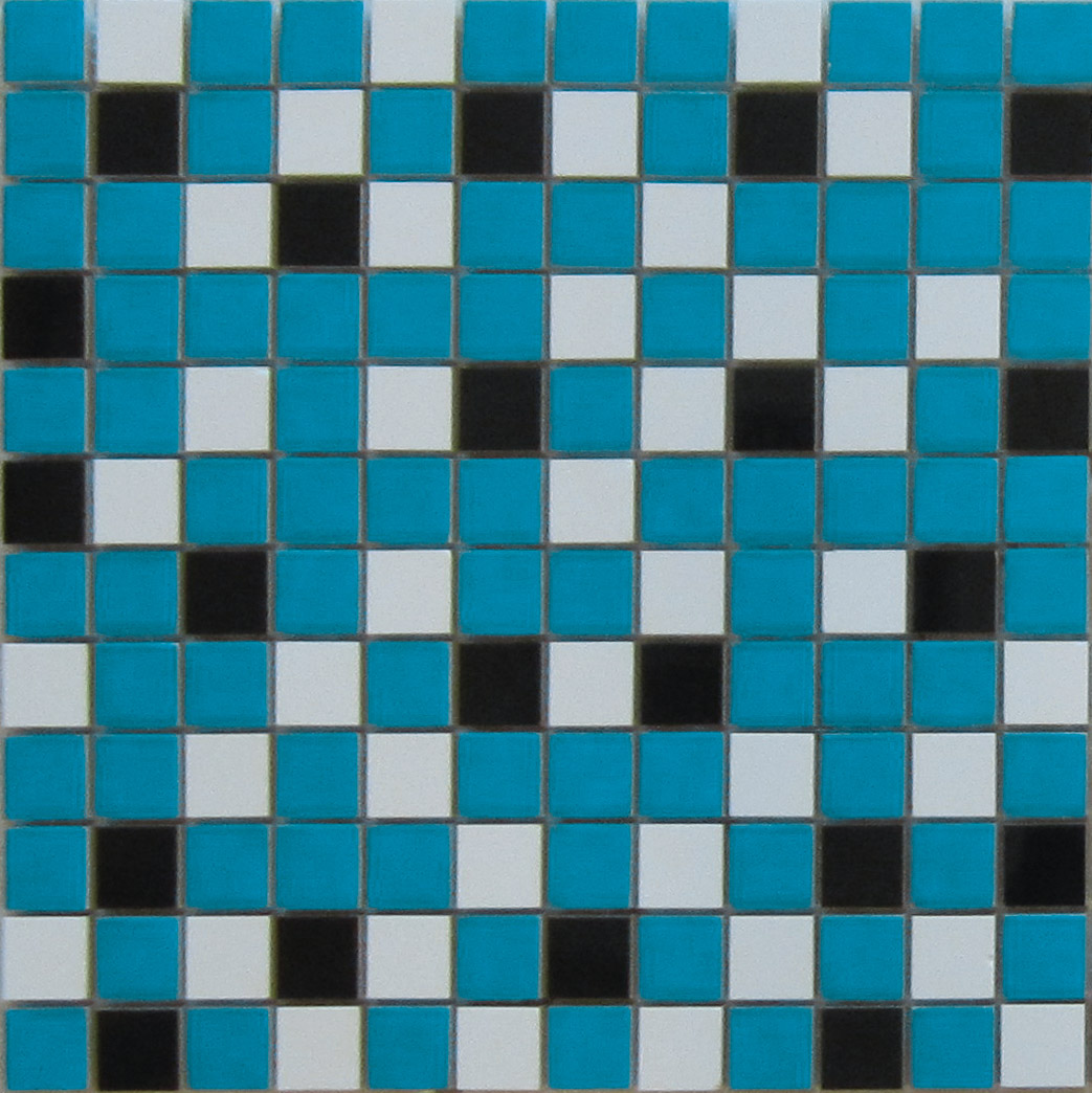 Nordic Mix Blue Mosaico 2.5X2.5 Mos 30X30