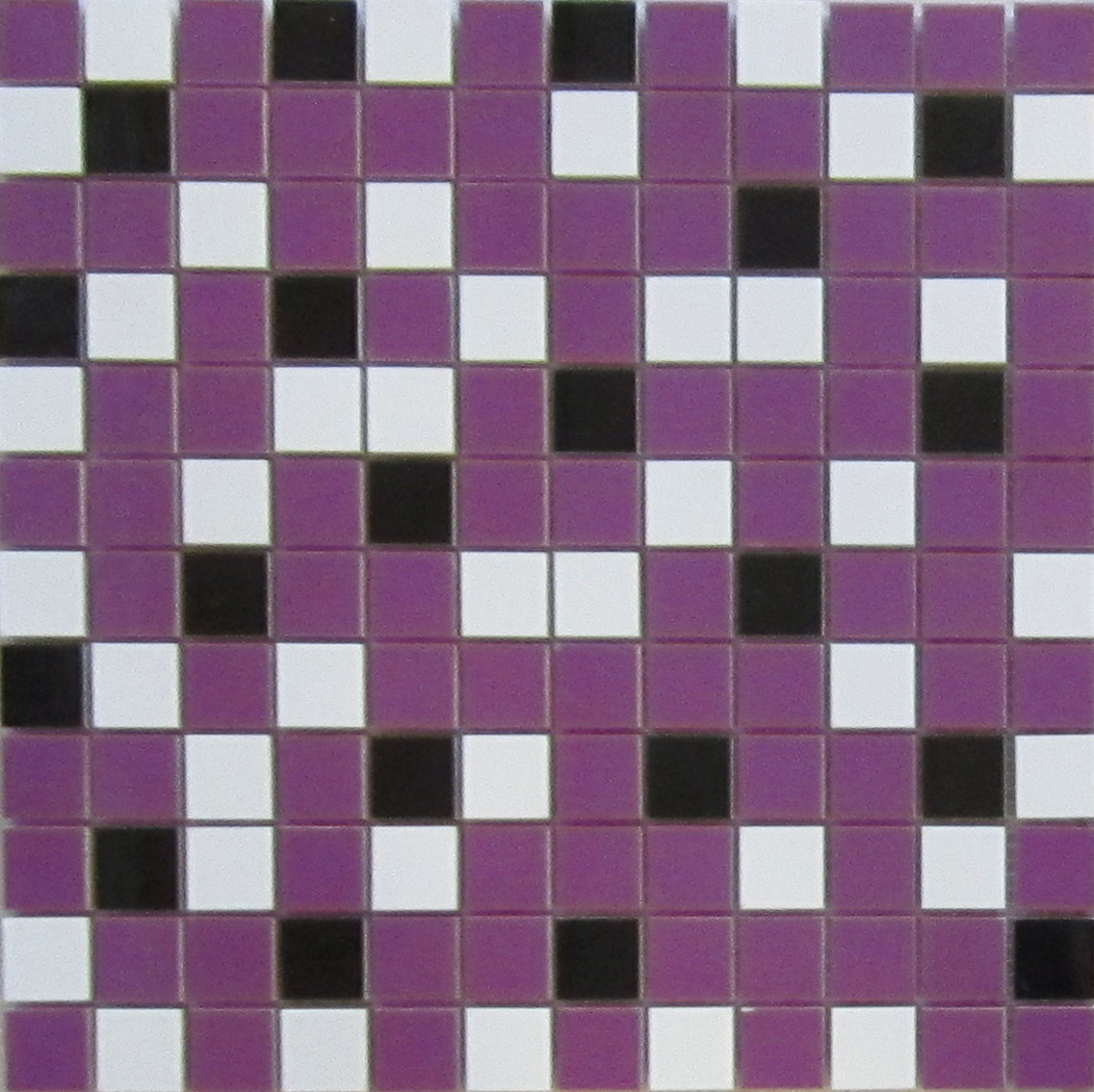 Nordic Mix Purple Mosaico 2.5X2.5 Mos 30X30