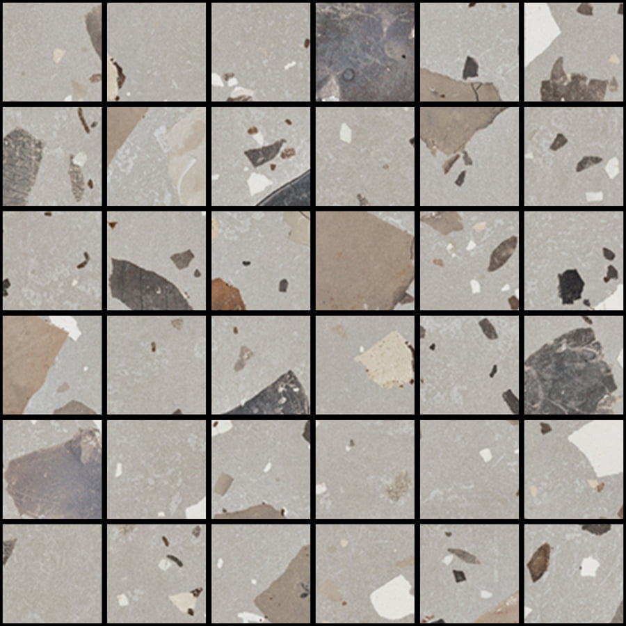 Pebble Grey Nat Mos 5X5 Mos 30X30