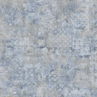 Rug Blue Natural 100X100