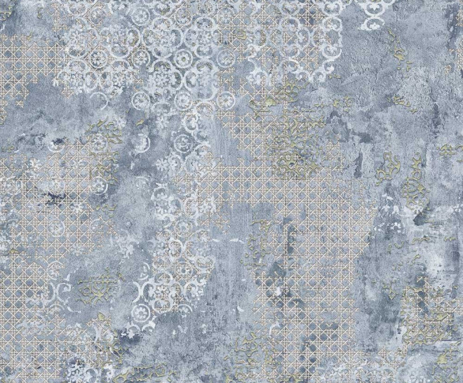 Rug Blue Natural 60X60