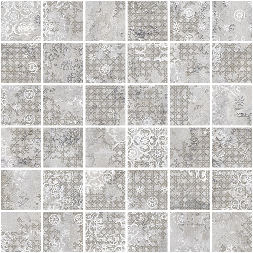 Rug Grey Nat Mos 5X5 Mos 30X30