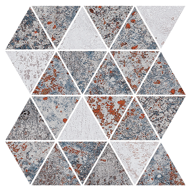 Sonora Blend Nat Mos Triangle 30X30