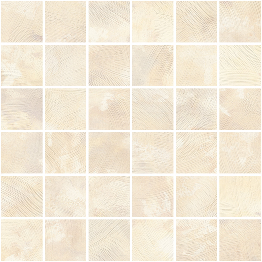 Spatolato Cream Nat Mos 5X5 Mos 30X30